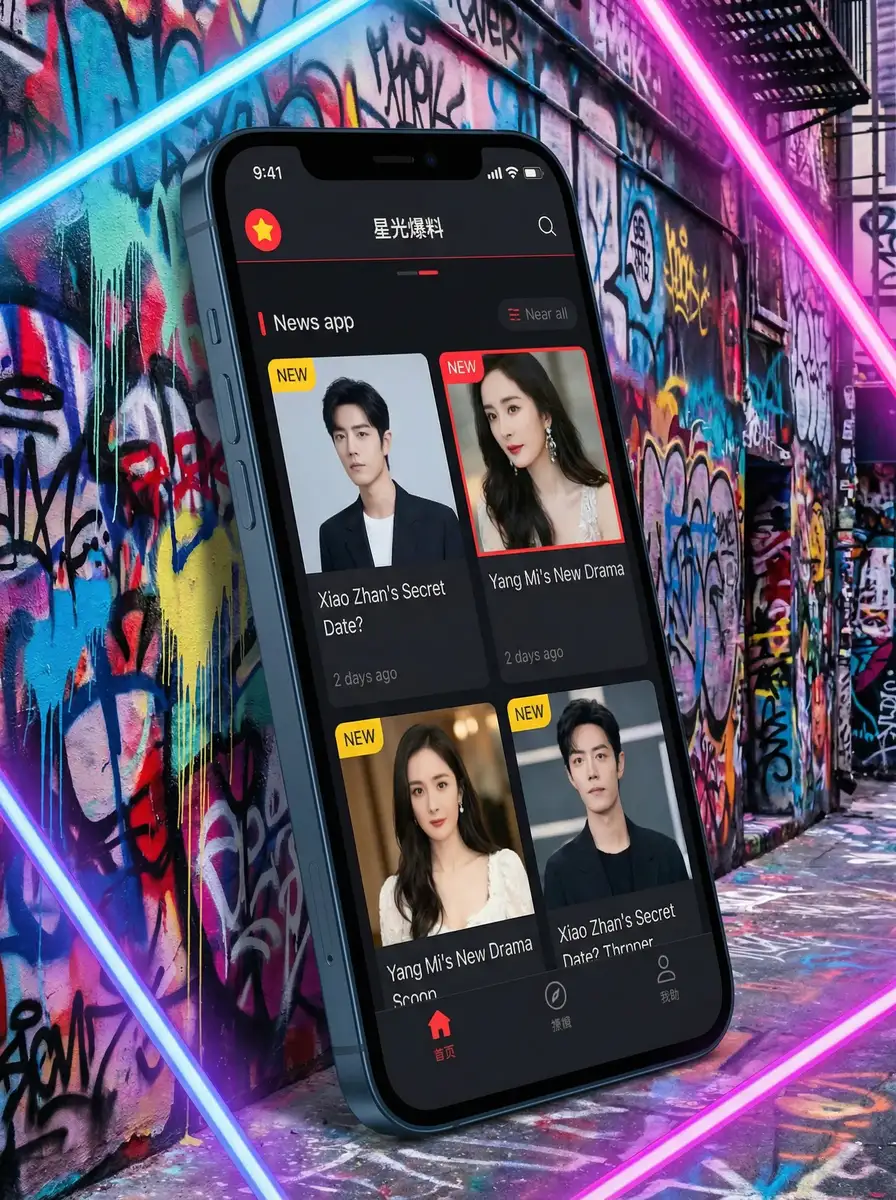 荆棘谷的青山 APP界面展示 - 掌上吃瓜神器